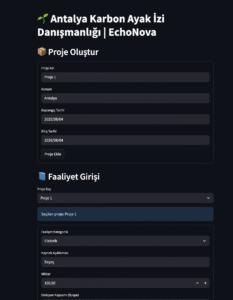 karbon ayak izi hesaplama